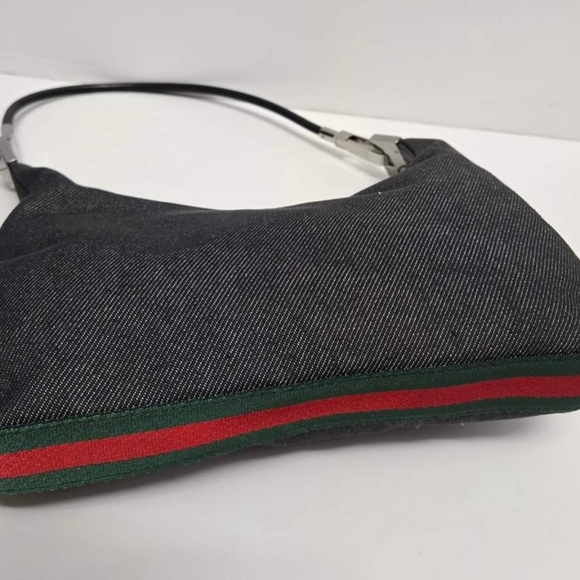 Authentic Gucci Orphidia Hobo in denim - Picture 4 of 15